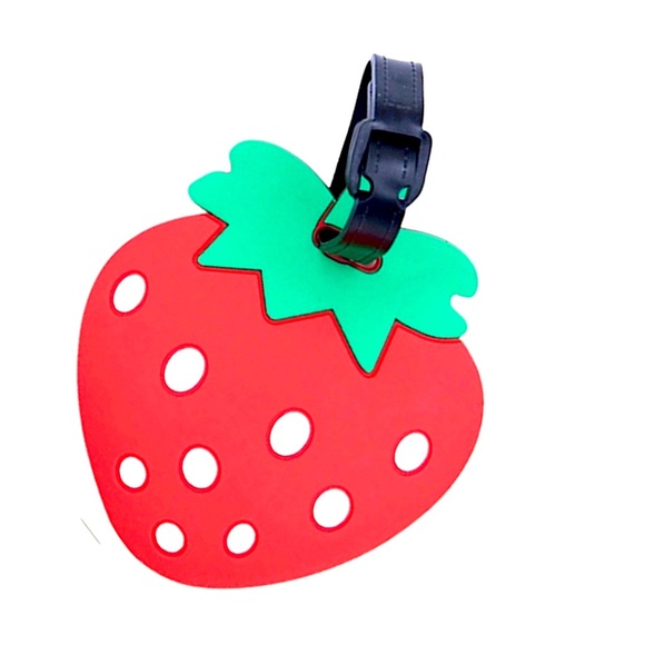 STRAWBERRY BACKPACK / LUGGAGE TAG NWT - Picture 5 of 5